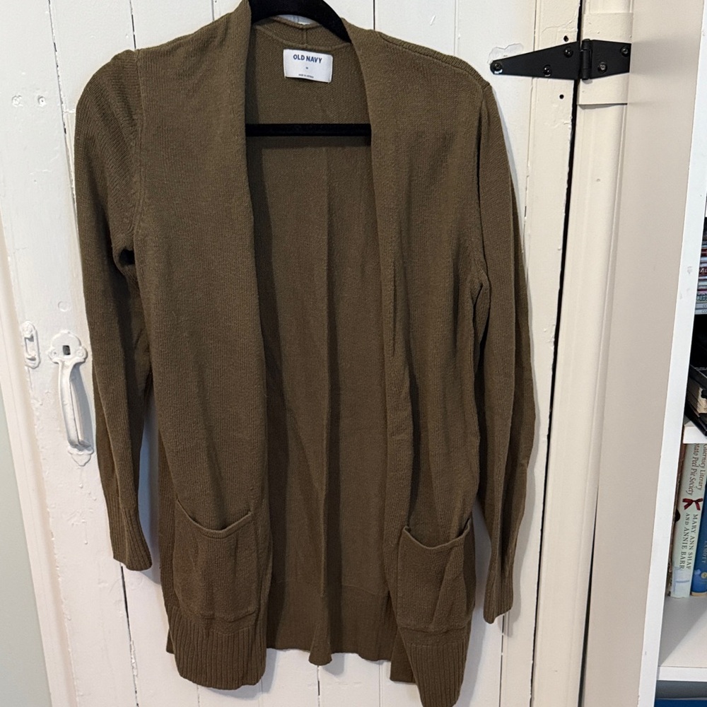 Old Navy Women's Tan Cardigan Sweater